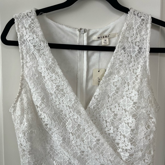 Francesca’s Bridal Lace Jumpsuit - Picture 2 of 6